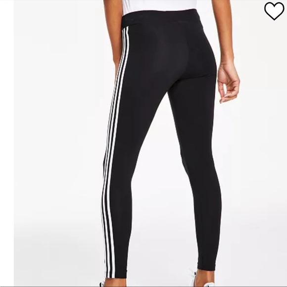 ADIDAS NWT Classics Essentials 3-Stripes Tights Leggings Size S - Picture 2 of 6
